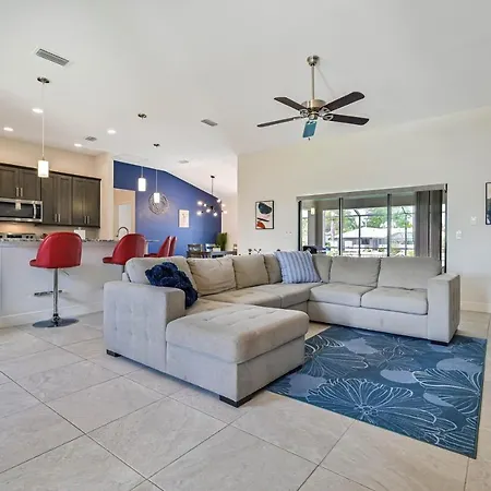 Centrally Located Cape Coral Oasis On Fresh Water